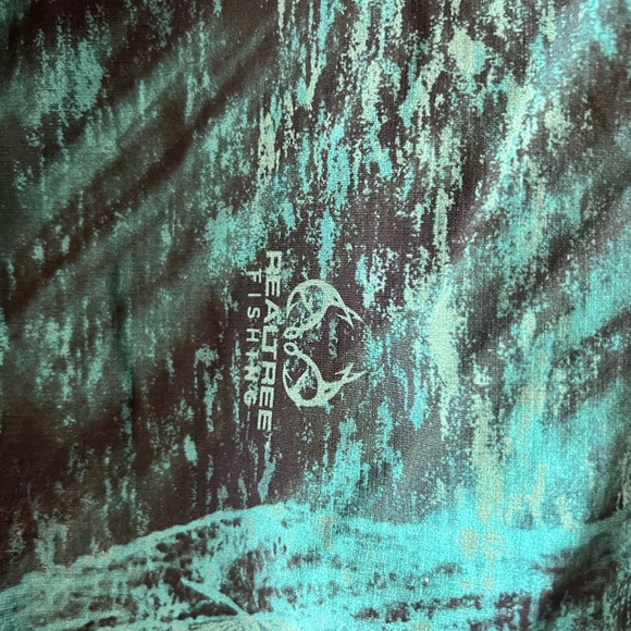 Palace Assymetric Real Tree Shell Top - Blue Camo, Size Small - Picture 4 of 10